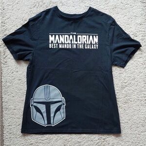 Star Wars Black Mandalorian Short Sleeve Tee
